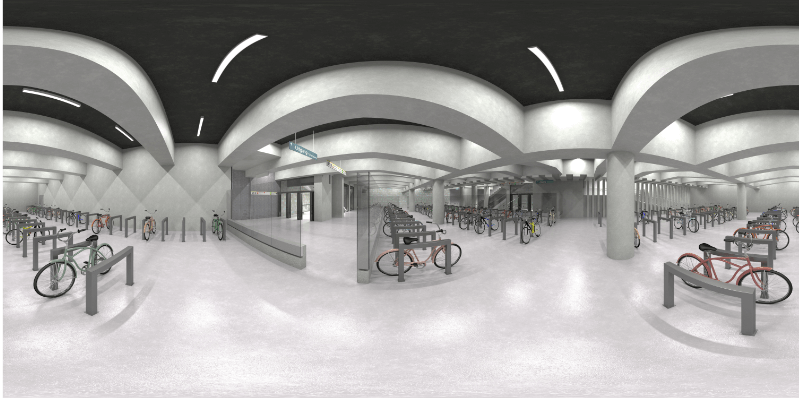 Antwerpen Operaplein, fietsenstalling, VR